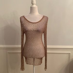 Shine New York Gold Shirt Size Medium